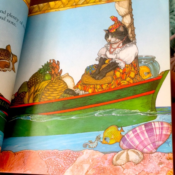 The Owl and The Pussycat  Edward Lear Jan Bret 1997 - Picture 5 of 7